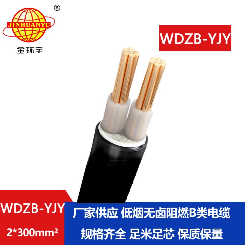 金環(huán)宇電線電纜 yjv電纜WDZB-YJY 2X300平方深圳低煙